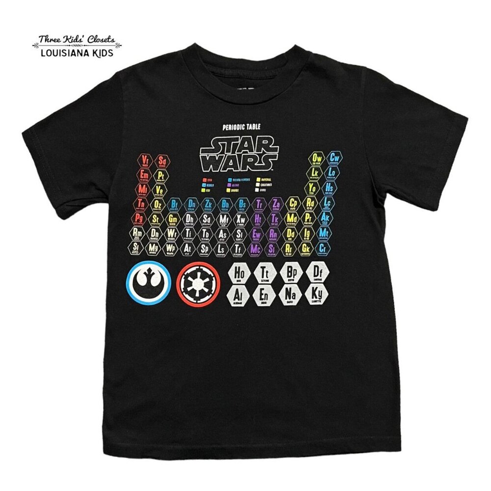 Star Wars Sz S Periodic Table Shirt